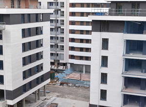 Trabajos de albañilería en edificios de Zarautz, Gipuzkoa
